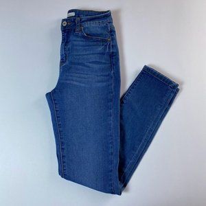 KanCan, blue high rise super skinny jeans, size 2/26